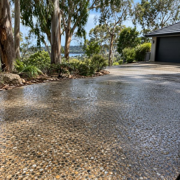 Easier Cleaning in Shade and Humidity - Decorative Concrete & Driveways in Sydney North Shore