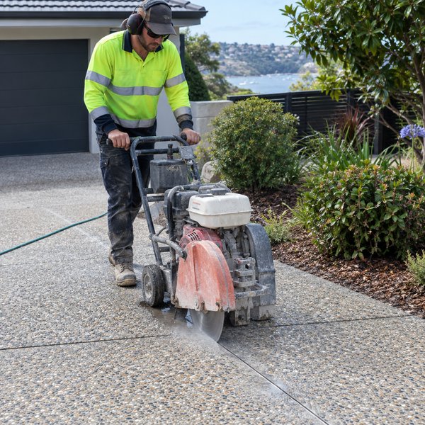 Decorative Concrete & Driveways - Saw Cutting, Curing and Sealing in Sydney North Shore