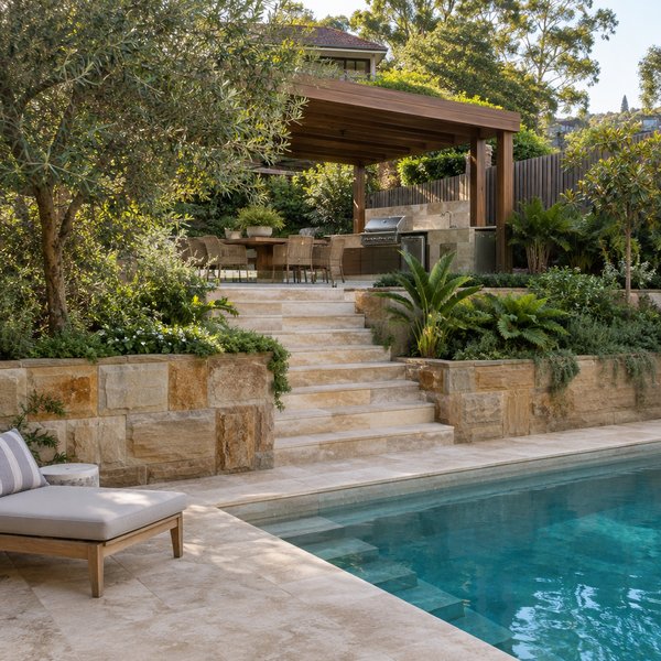 A Backyard That Works as One Connected Space - Pool Landscaping in Sydney North Shore