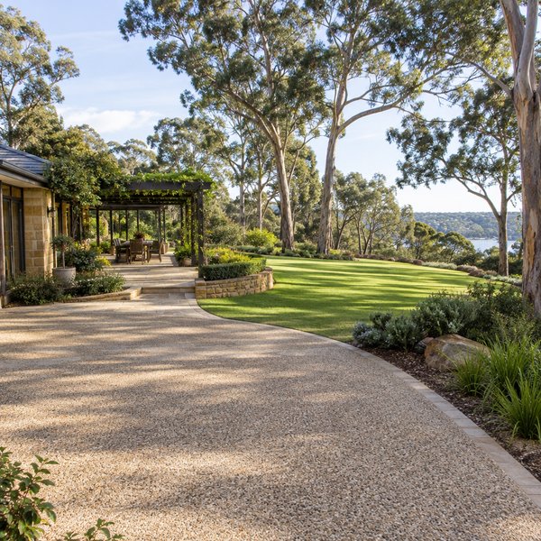 One Cohesive Design Across a Large Property - Waterfront & Acreage Landscaping in Sydney North Shore